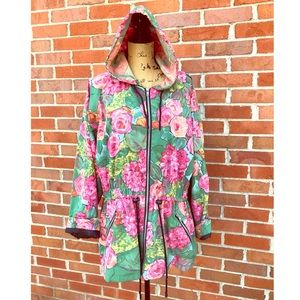 Vintage Cuccini Floral Streetwear Windbreaker
